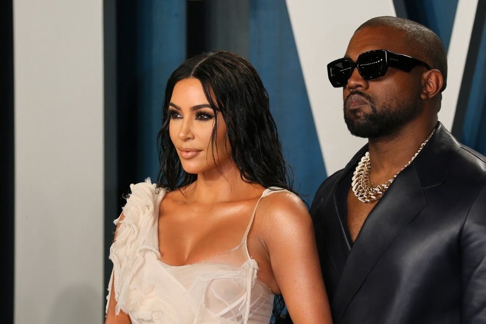 A new lawsuit accuses Kanye "Ye" West (r.) of claiming that Jewish people "controlled" his ex-wife Kim Kardashian.