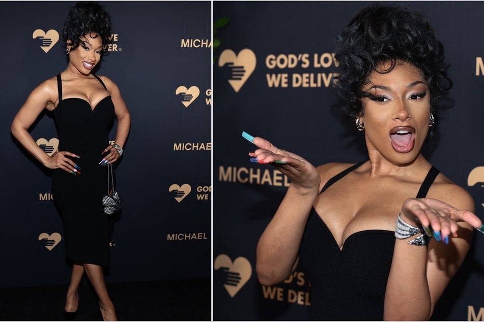 Megan Thee Stallion heats up Golden Heart Awards in sexy LBD!