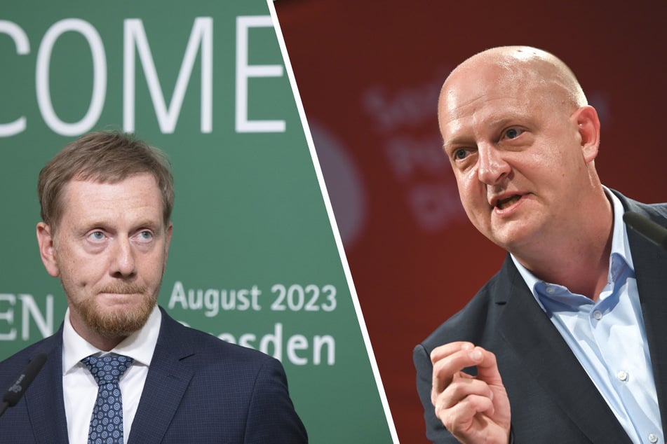 SPD-Chef sauer auf Kretschmer: Nörgelt Sachsens Union zu viel herum?