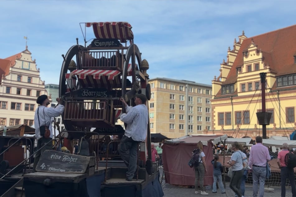 Ein besonderes Highlight sind die handbetriebenen Fahrgeschäfte.