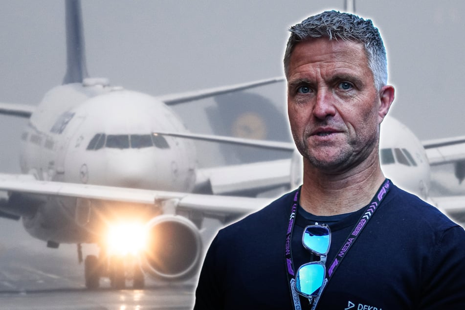 Schreck für Ralf Schumacher: Reifen von Lufthansa-Maschine platzen beim Start