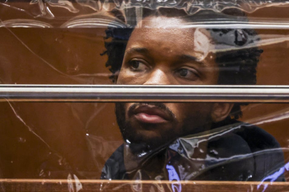 D4vd is seen during his arraignment at Clara Shortridge Foltz Criminal Justice Center in Los Angeles on April 20, 2026.