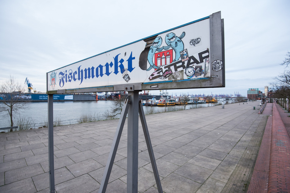 Der Fischmarkt ist am Sonntagmorgen menschenleer.