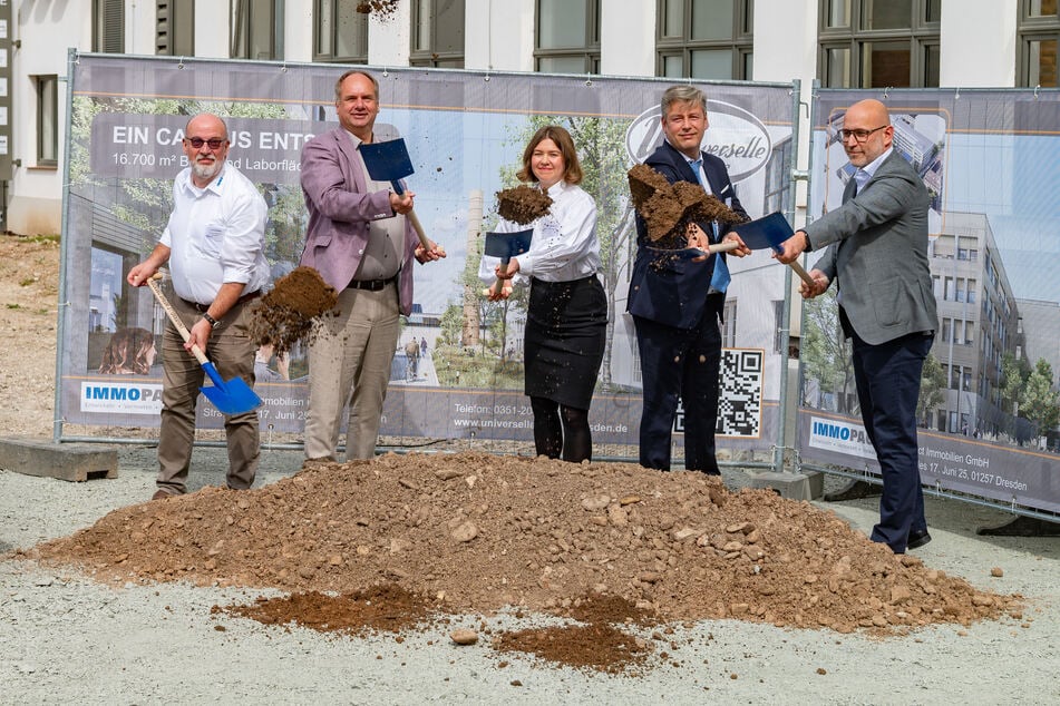 Dresden: Erster Spatenstich: Hier entsteht ein Hightech-Campus