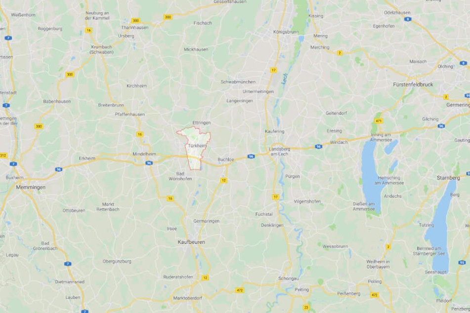 Der Unfall ereignete sich in der Nähe von Türkheim im Unterallgäu.