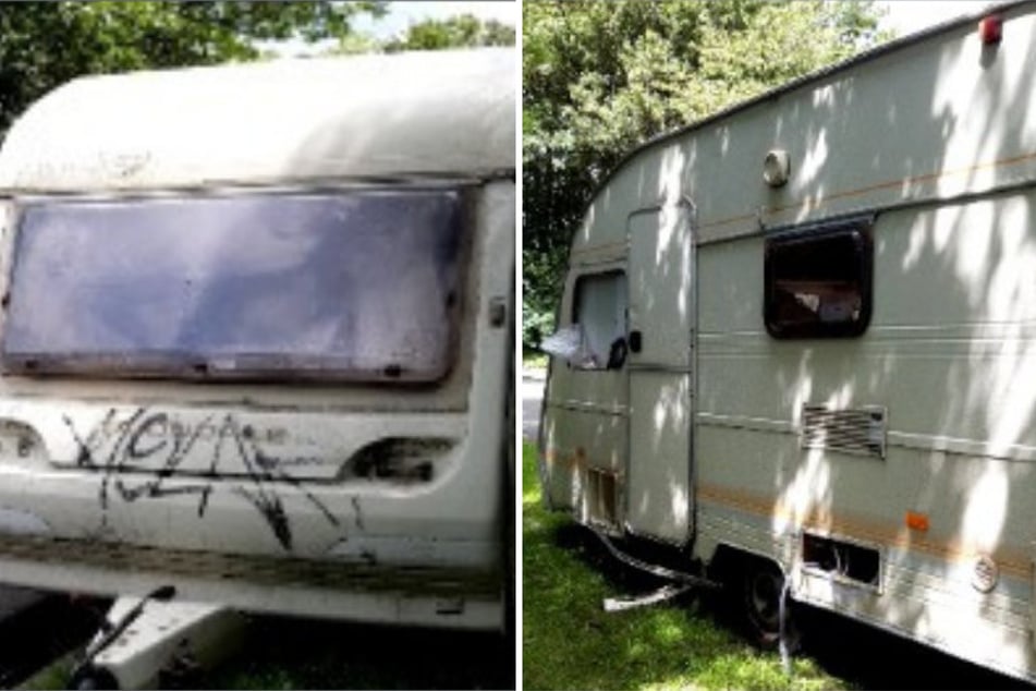 Ekelhaft: Wohnwagen voller "Kacke und Müll" nahe einer Grundschule abgestellt