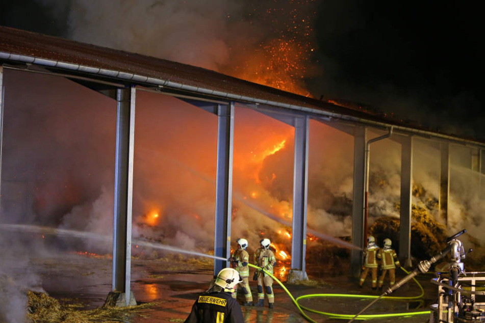Die Feuerwehren Meerane, Schönberg, Pfaffroda sowie Ponitz waren im Löscheinsatz.