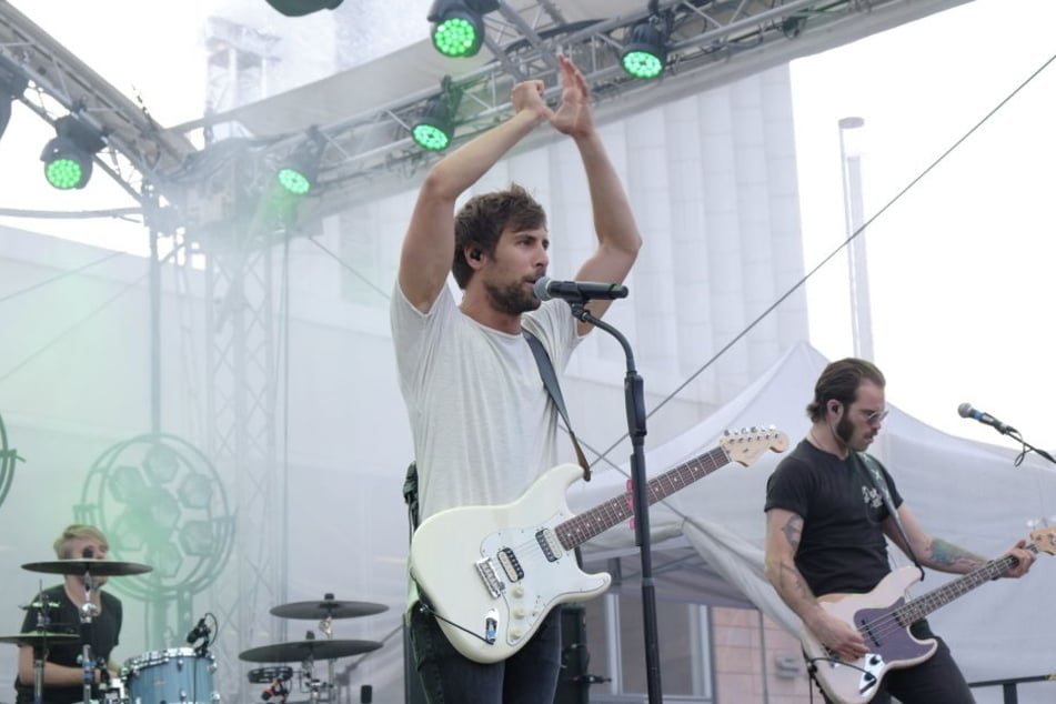 Stargast Max Giesinger beim Summerbreak in Chemnitz.