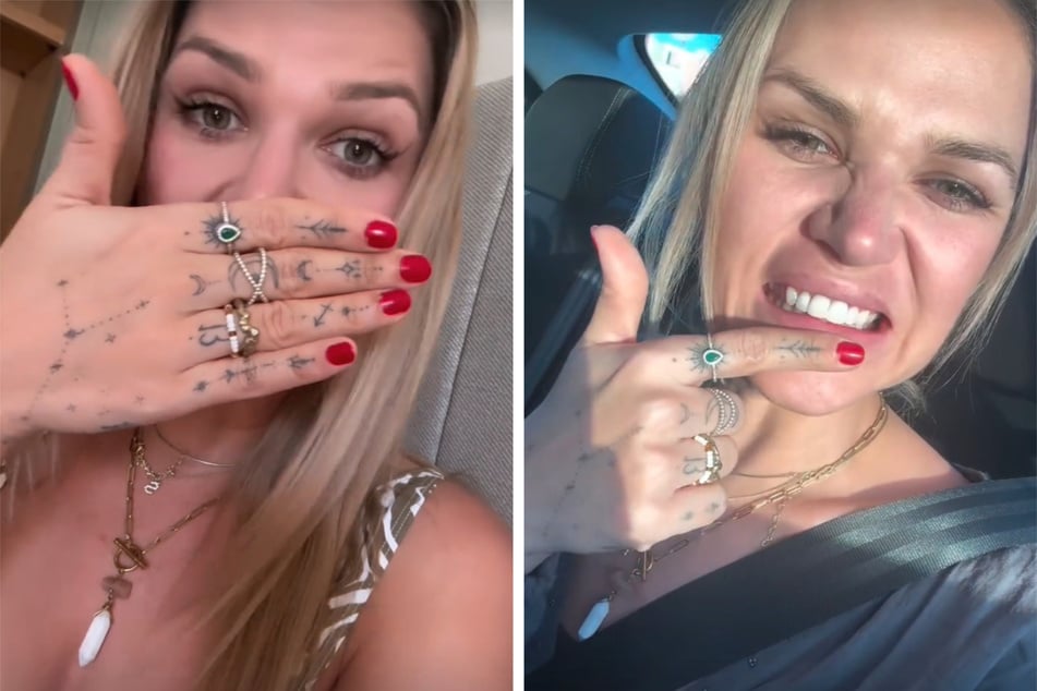 Am Anfang des Tages wollte Sara Kulka (35) sich am liebsten noch verstecken, aber am Ende zeigte sie stolz das Provisorium in die Kamera.