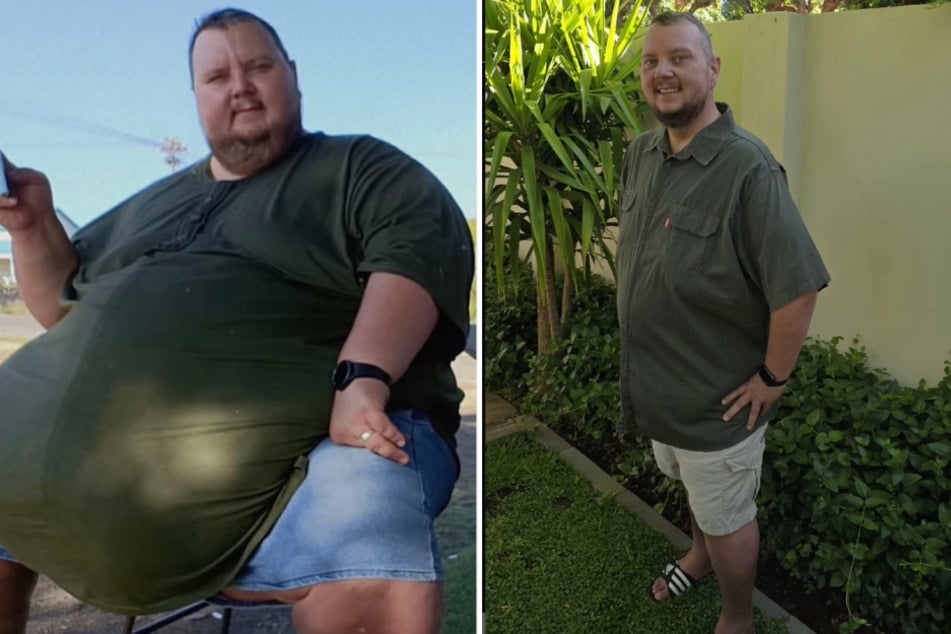 Dawid Lombard (39) ist nicht mehr wiederzuerkennen. Er hat mehr als 150 Kilo abgenommen.