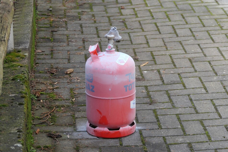 Diese Gasflasche war für die Explosion verantwortlich.