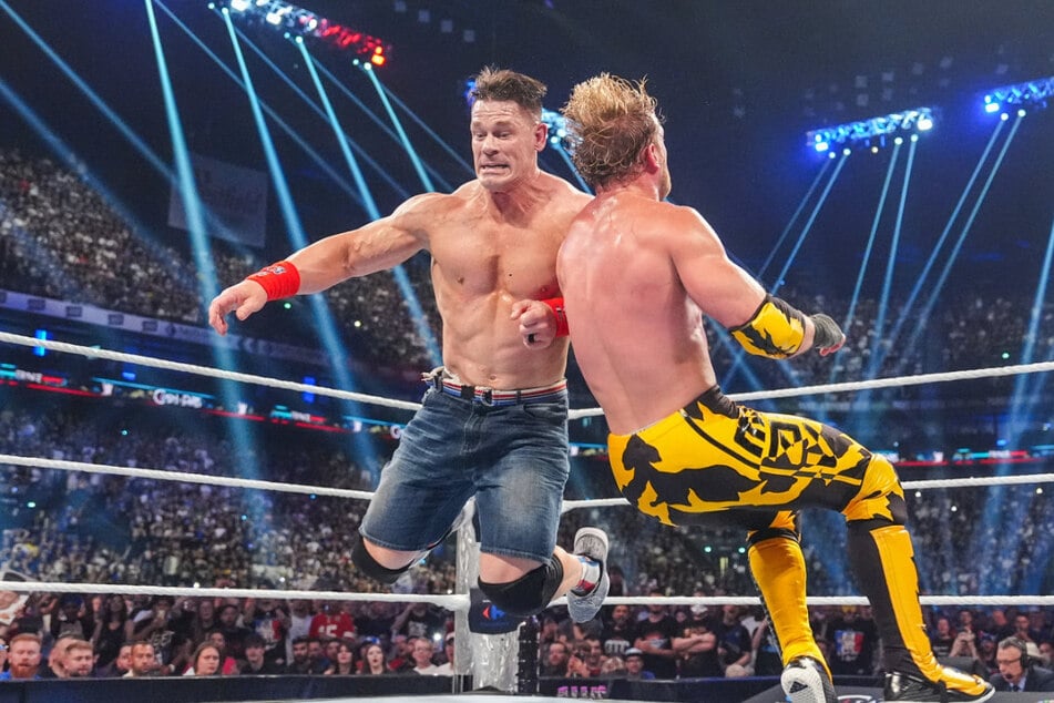 John Cena (48, l.) verabschiedet sich an diesem Wochenende nach 22 Jahren aus der obersten Wrestling-Liga.