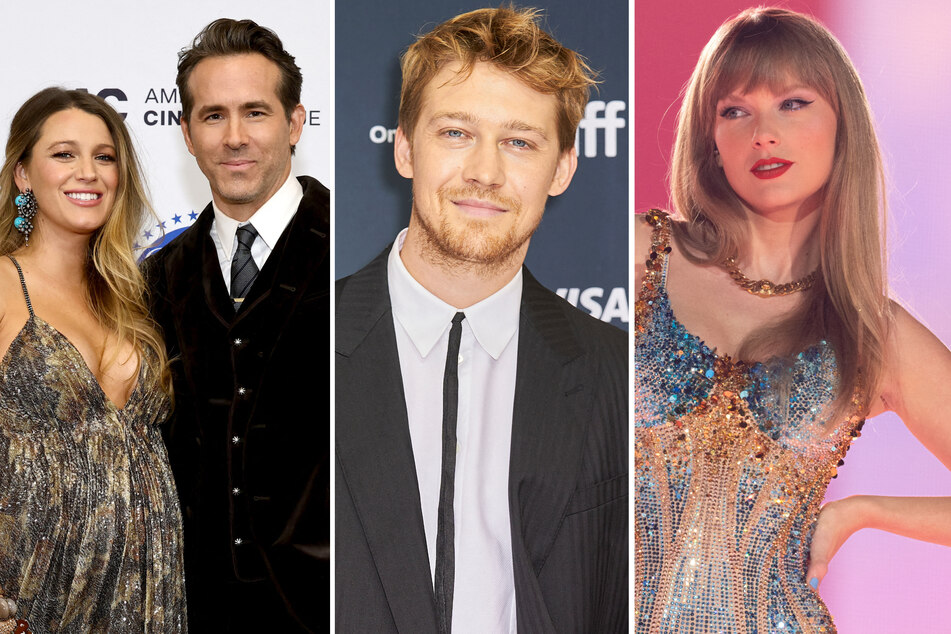 Several close friends of Taylor Swift (r) have unfollowed her ex Joe Alwyn (c) after their split earlier this month.