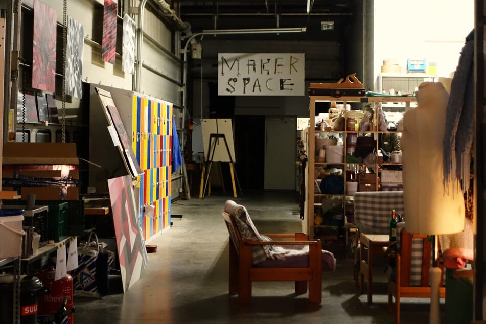 Im "Maker Space" können die Besucher selbst aktiv werden.