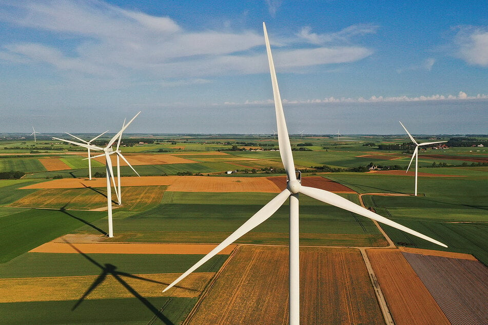 Wind turbines and other renewables are still on the rise.