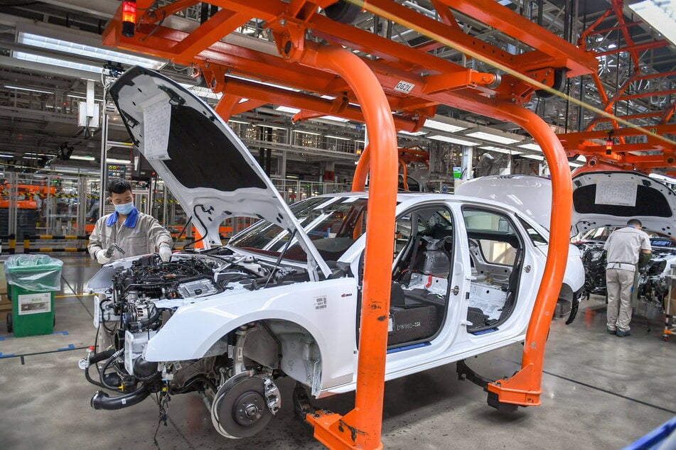 Die Dresdner Software-Entwicklungen sollen an allen VW-Produktionsstätten eingesetzt werden, wie etwa hier im chinesischen Changchun.
