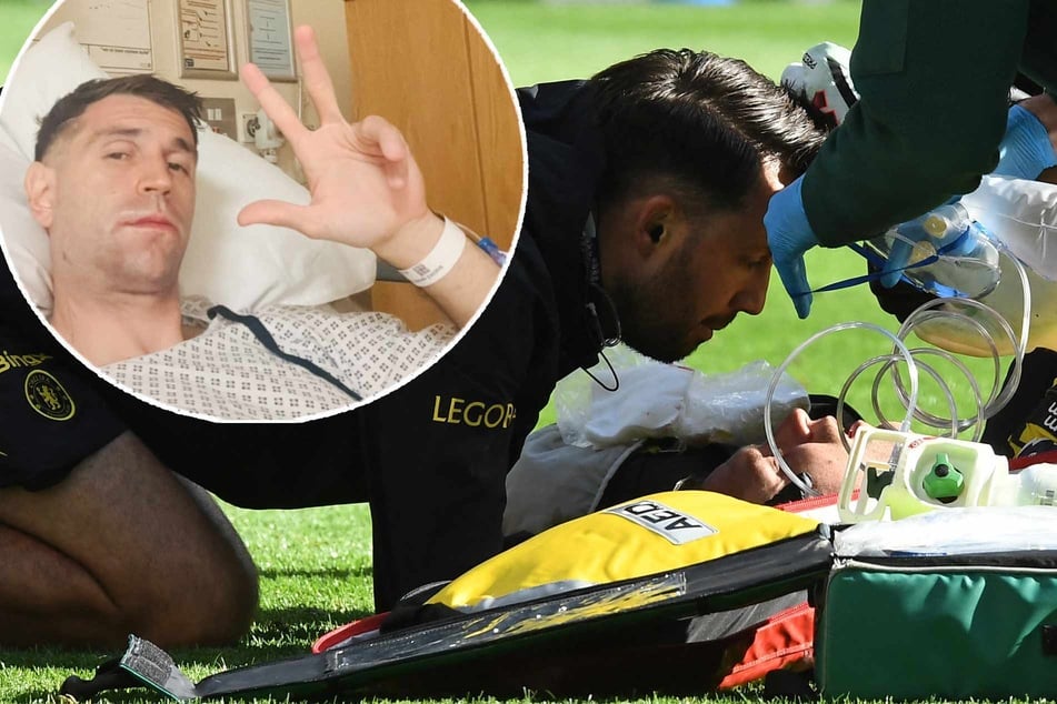 Weltmeister-Torwart meldet sich nach Horror-Zusammenstoß aus Krankenbett