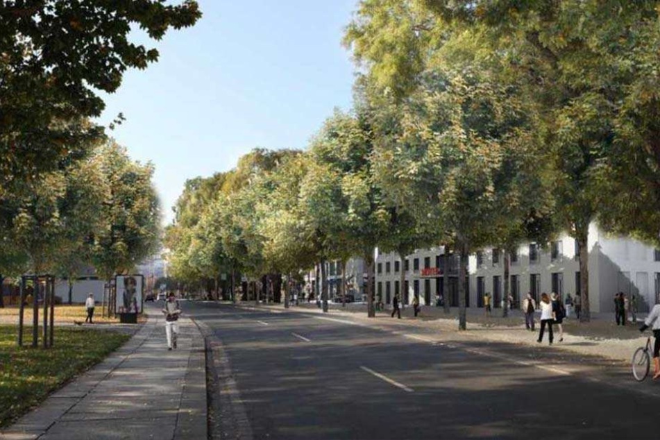 So sollte der Promenadenring rund ums Stadtzentrum aussehen.