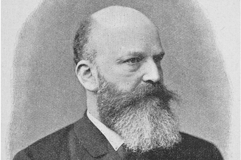Ägyptologe Georg Ebers (1837 - 1898).