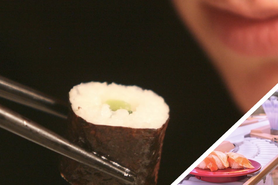 Geht's noch? - "Sushi-Terroristen" beschmutzen Snacks auf dem Fließband!