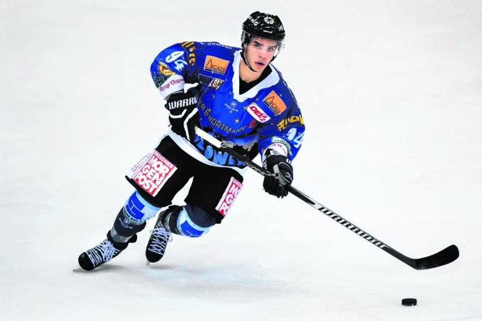 Sebastian Zauner feierte im Weihnnachts-Trikot 2014 sein Eislöwen-Debüt. Vier Jahre später will er zum Führungsspieler aufsteigen.