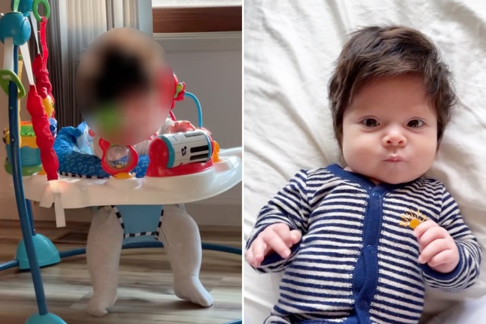 Bebé nace con una melena completa: la madre apenas puede creer cómo se ve meses después.