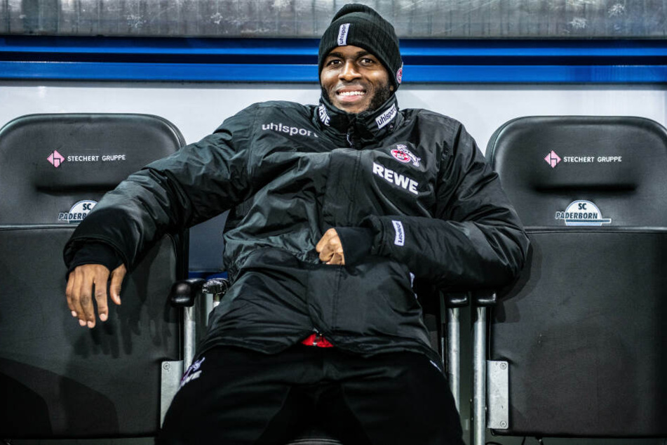 Zu Beginn des Spiels saß Anthony Modeste noch auf der FC-Ersatzbank.