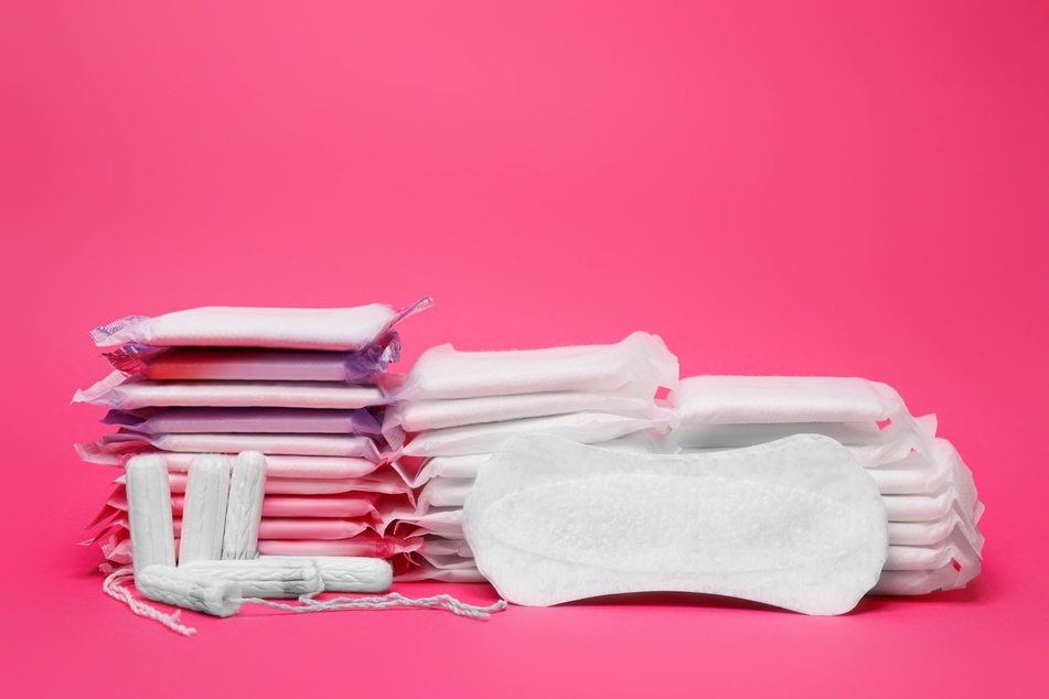 According to a recent study, 14% of US college-aged women struggle to afford menstrual products (stock image).