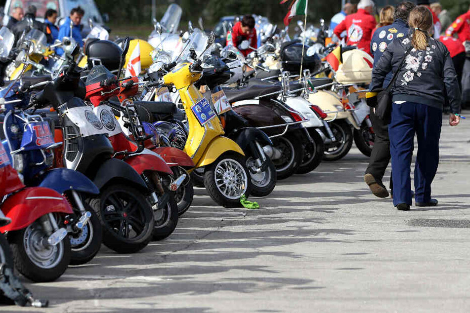 Für Palmer wohl ein Alptraum: Die Vespa World Days. (Archivbild)