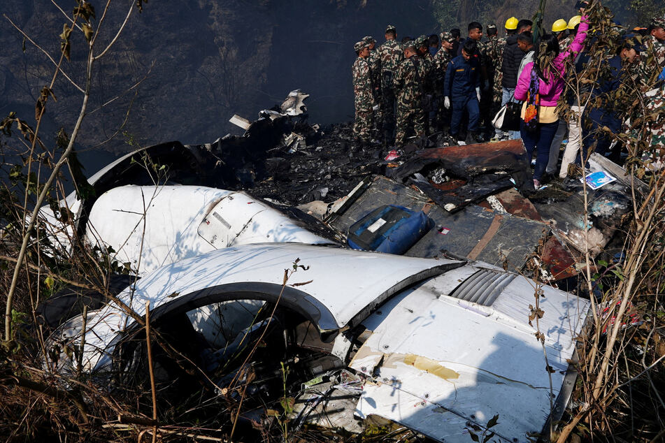 Nepalese search and rescue personnel are still attempting to recover bodies after the disaster.