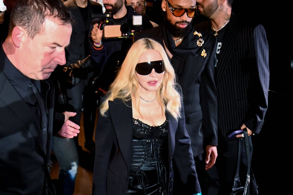 Madonna made a head-turning appearance at Dolce & Gabbana's latest show in Milan.