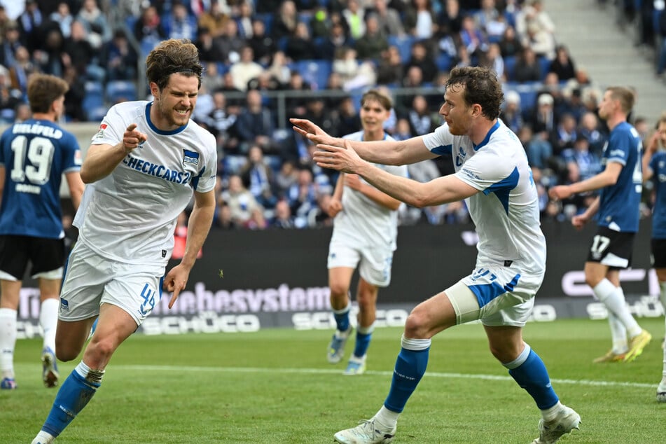 Es ging so gut los: Linus Gechter brachte Hertha in Führung