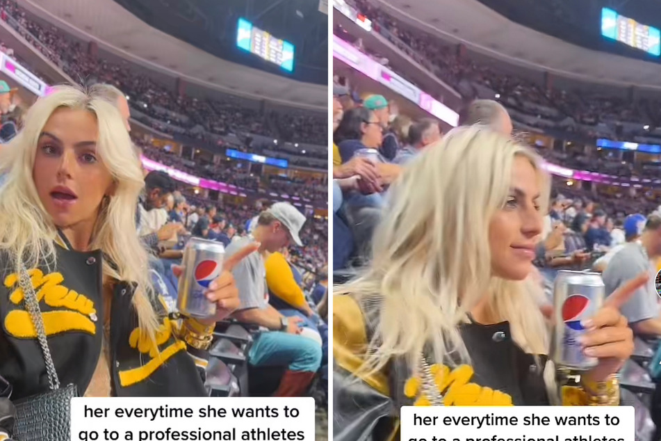 The Cavinder twins stirred up some romane rumors after posting a TikTok at Game 1 of the Western Conference semifinals.