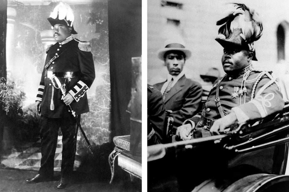 Leaders of civil rights and anti-colonial movements around the world have found inspiration in the ideas of Marcus Garvey (archive images).