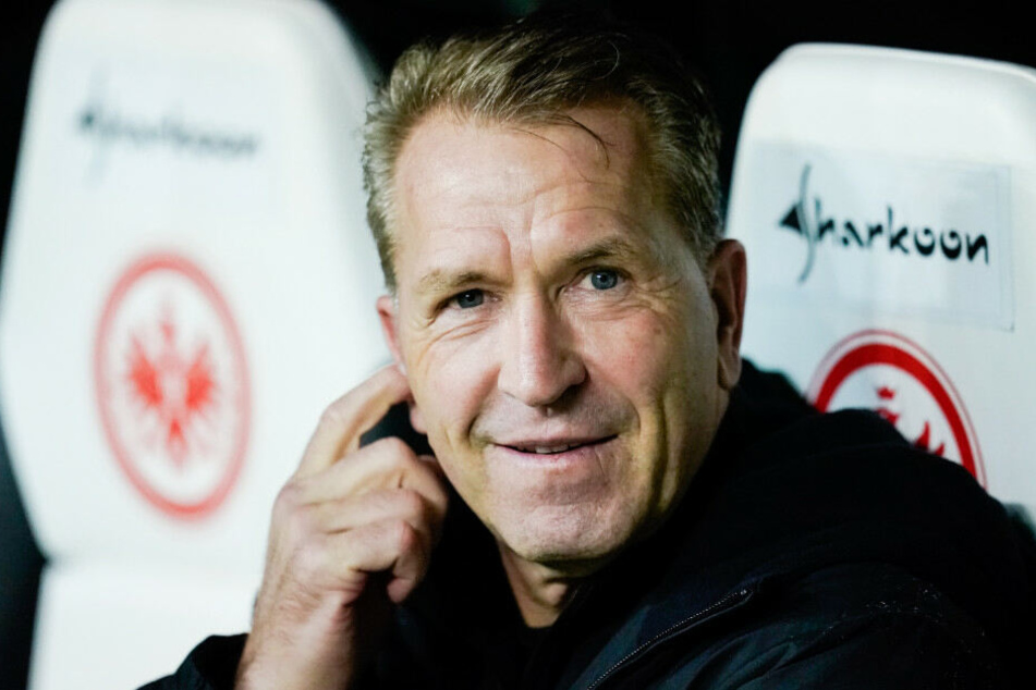 Hertha-Torwarttrainer Andreas Köpke beim Auswärtsspiel in Frankfurt.