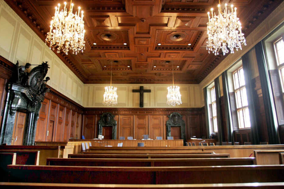 Der Schwurgerichtssaal 600 des Landgericht Nürnberg.