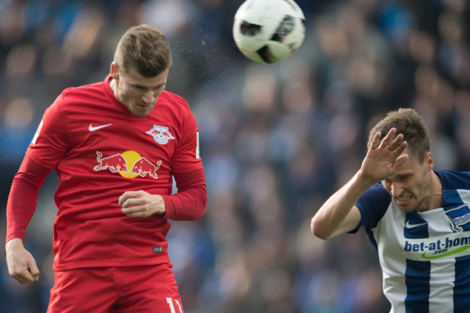 Beim 4:1-Sieg im Olympiastadion traf Timo Werner (l.) per Kopf zum zwischenzeitlichen 1:0.
