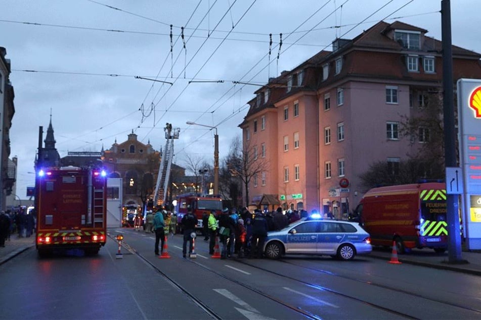In der Leipziger Straße geht nichts mehr.