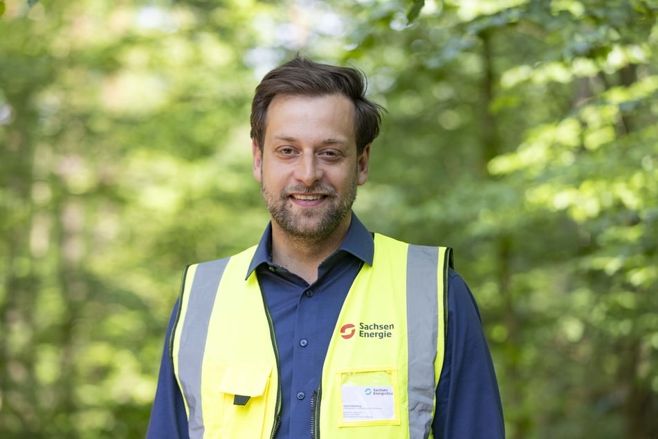Projektleiter David Falkenberg (38) von Sachsen-Energie.