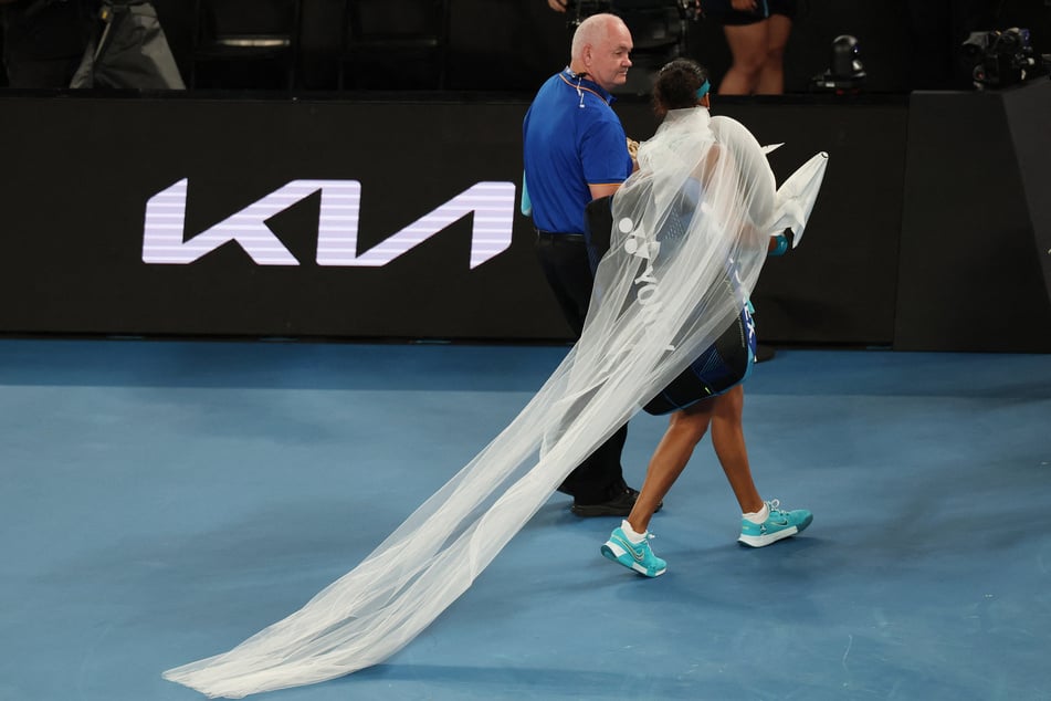 Osaka, who admitted to being "a little strange," defeated Antonia Ruzic in three sets to progress to the next round.