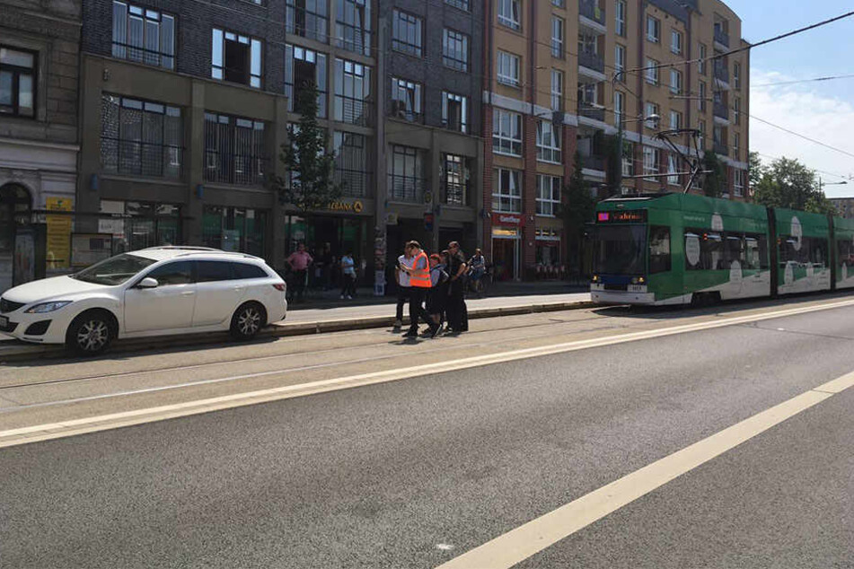 Die Unfallaufnahme läuft.