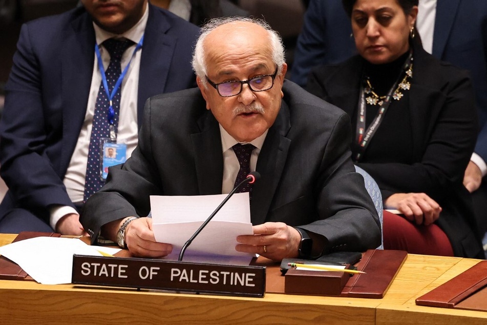 Ambassador Riyad Mansour is seeking an April 18 UN Security Council vote to admit Palestine as a full member state.
