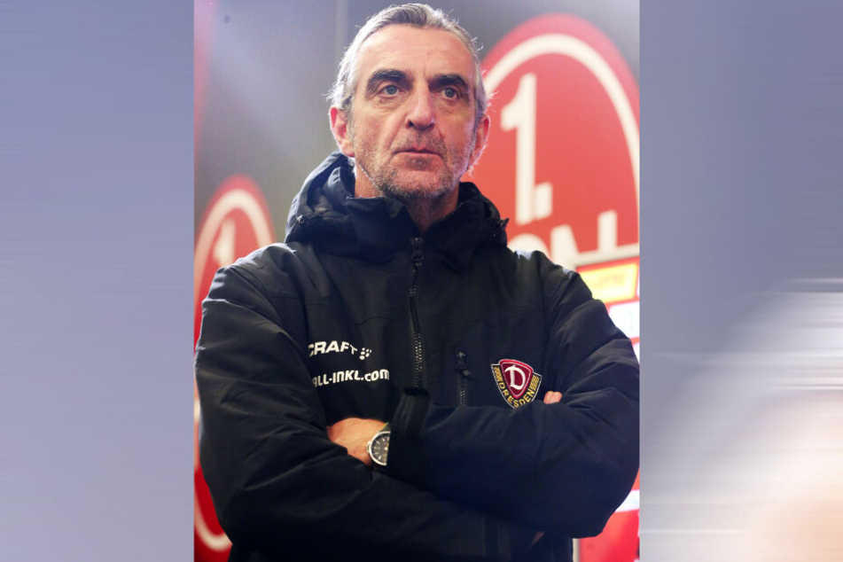 Dynamo-Sportdirektor Ralf Minge verfolgte das Geschehen in Nürnberg mit versteinerter Miene.