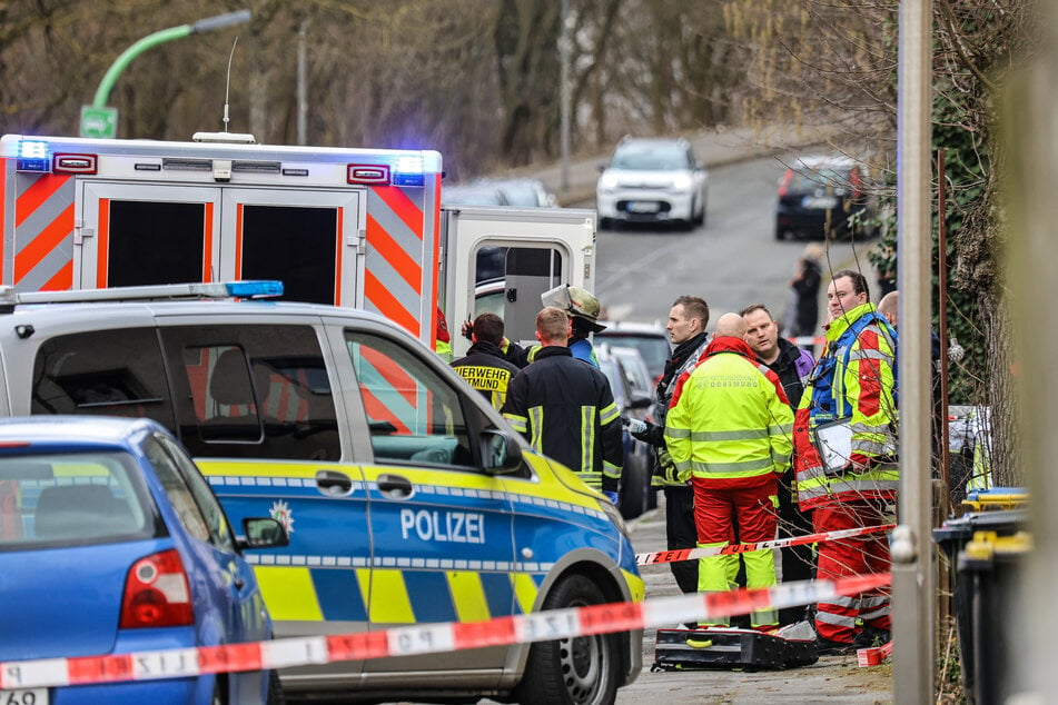 Großeinsatz der Polizei und Rettungskräfte in Dortmund am gestrigen Freitag.