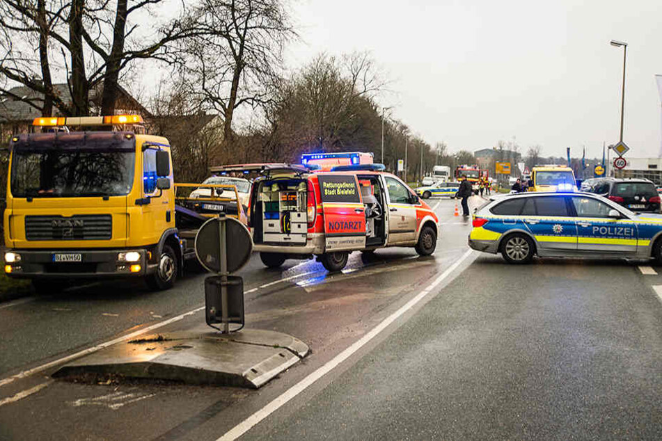 Der Notarzt war auch vor Ort.