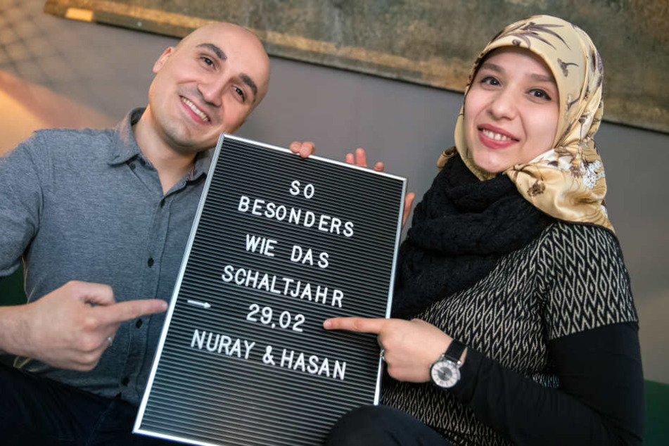 Die 32-Jährige Nürnbergerin Nuray und ihr Verlobter Hasan haben extra den 29. Februar 2020 für ihre Trauung gewählt - ein Termin, der nur alle vier Jahre im Schaltjahr möglich ist
