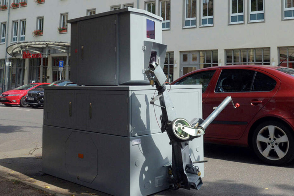 Erfurts neuer Super-Blitzer "Traffistar S350".