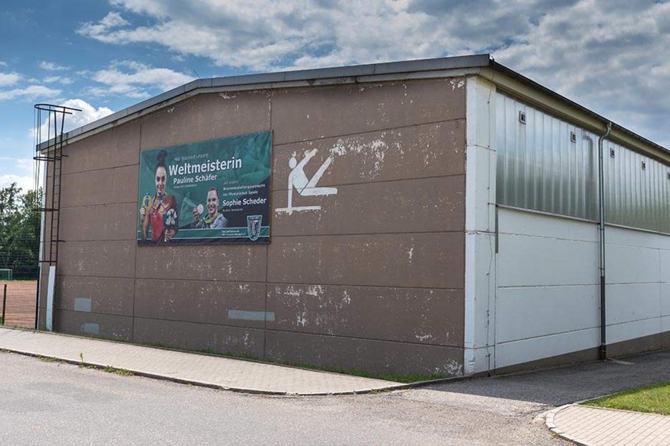Die Trainingshalle der Kunstturnerinnen im Chemnitzer Sportforum wird saniert.