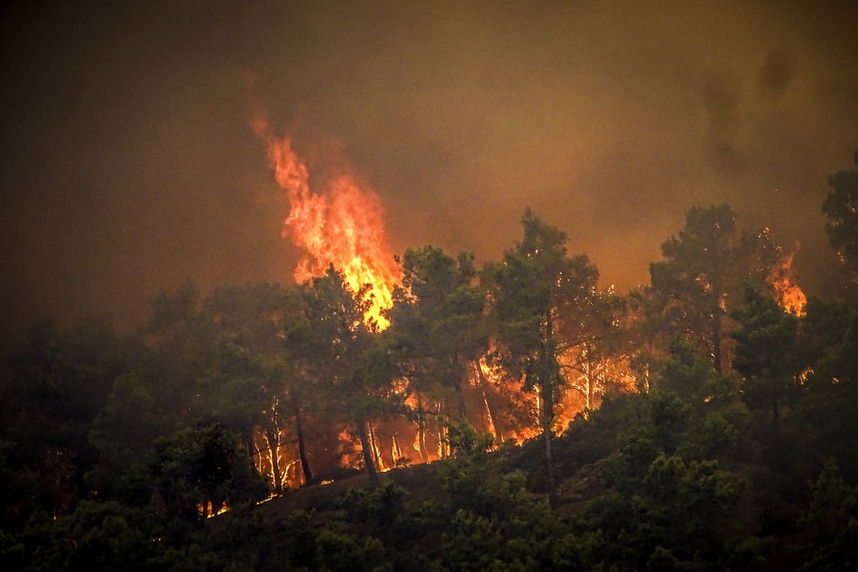 Der große Waldbrand, der auf Rhodos bereits den fünften Tag andauert, hat die Behörden gezwungen, die Evakuierung von vier Orten, darunter zwei Badeorte, anzuordnen.