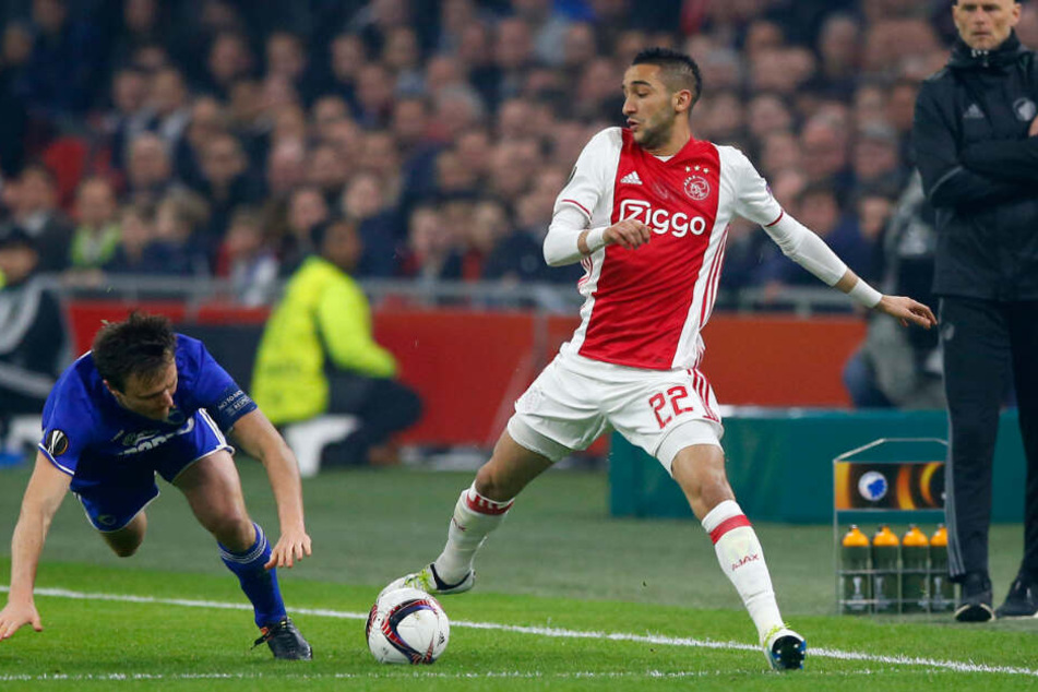 Hakim Ziyech (rechts) sucht eine neue Herausforderung bei einem internationalen Top-Klub.